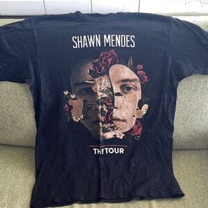 Black Shawn Mendes “The Tour” Graphic T-Shirt